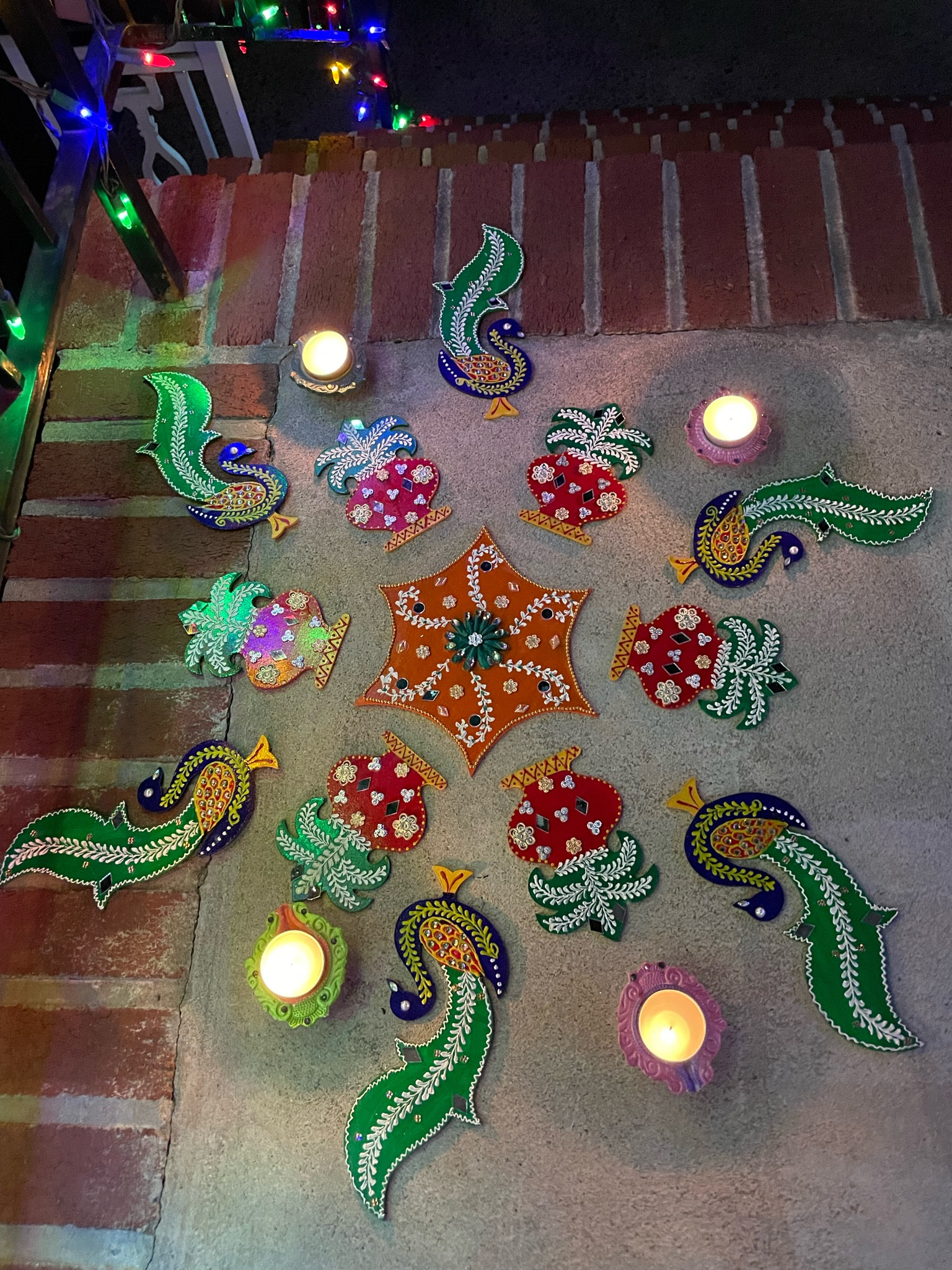 Rangoli for Diwali decor. I got it from India but here I linked the similar products. 
#diwali#diwalidecor#homedecor

#LTKhome #LTKSeasonal #LTKHoliday