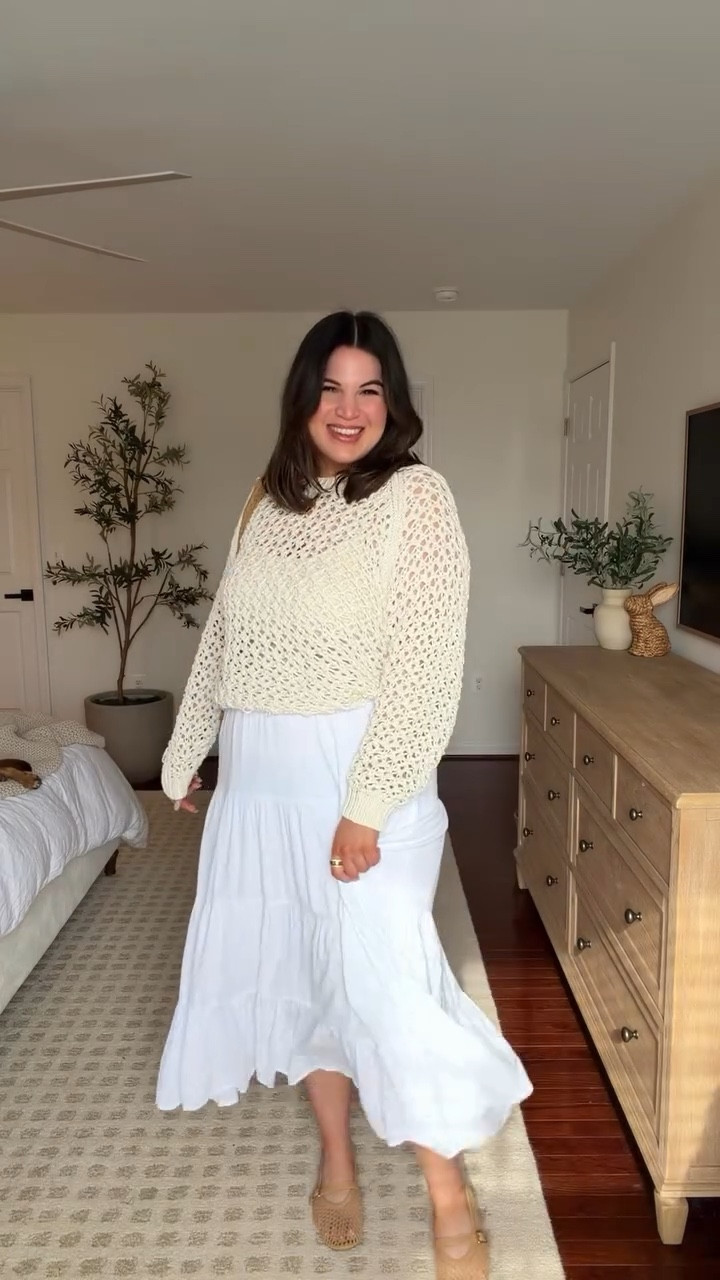 Midsize Spring Outfit 🌸

 top - size large, skirt - size large *from a few years ago, added similar, flats - 9 

#LTKSaleAlert #LTKMidsize #LTKSeasonal