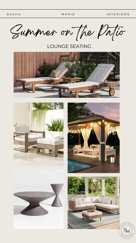 Shop Lounge Seating for Summer on the Patio! 

#LTKstyletip #LTKfamily #LTKhome