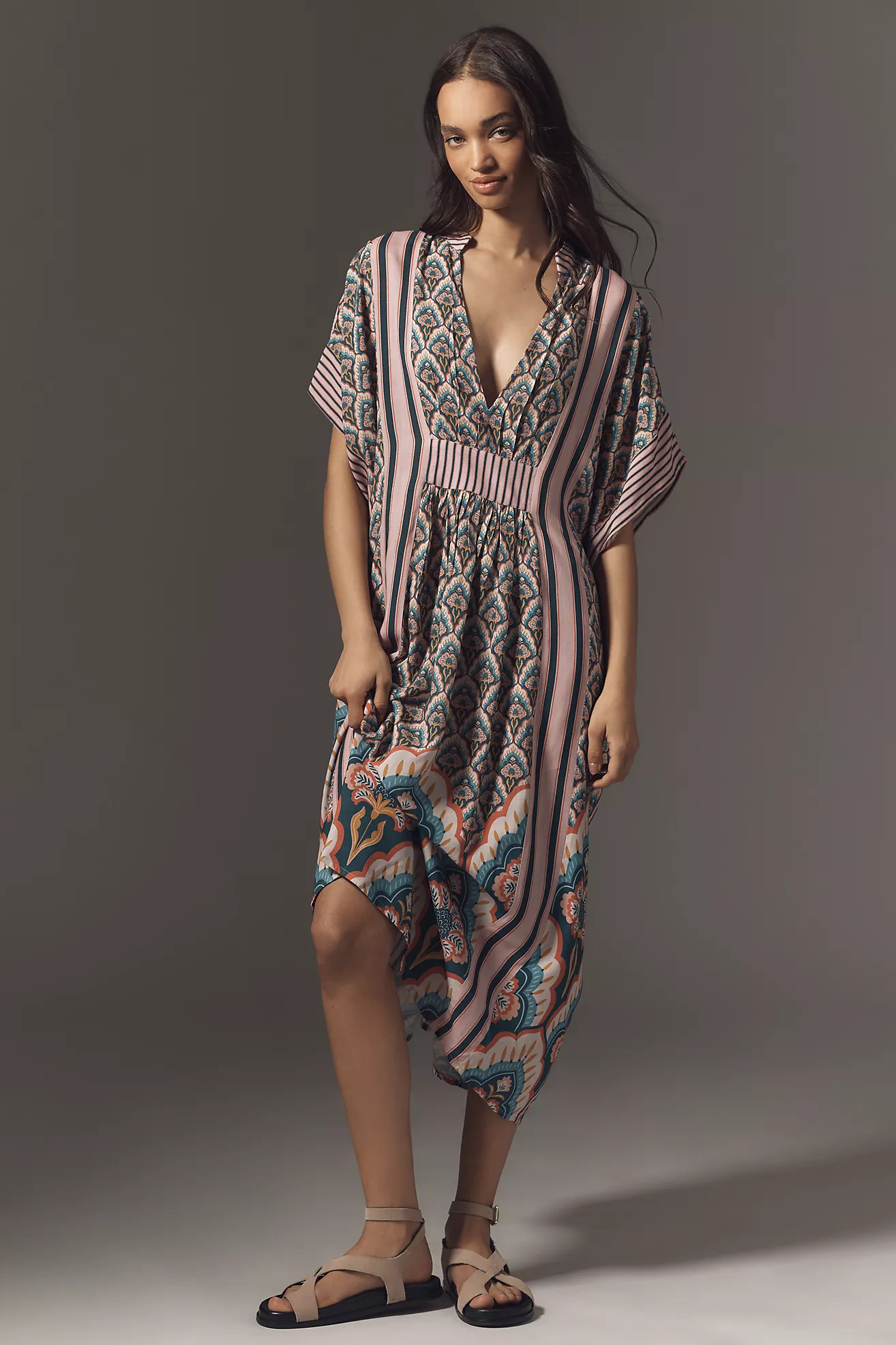 Conditions Apply V-Neck Kaftan | Anthropologie (US)