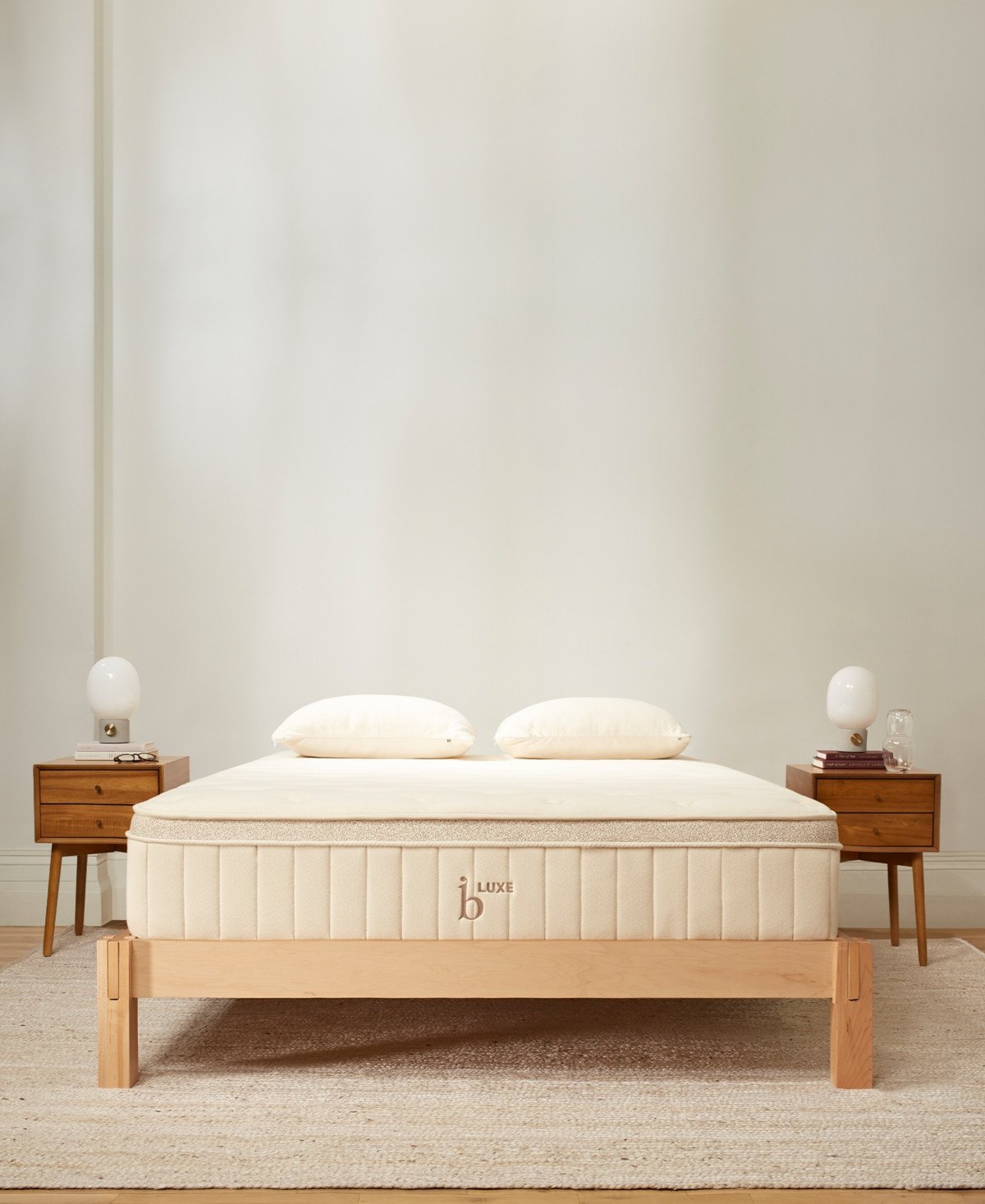 Brooklyn Bedding Birch Luxe Natural 11.5" Cushion Firm Mattress - California King | Macy's