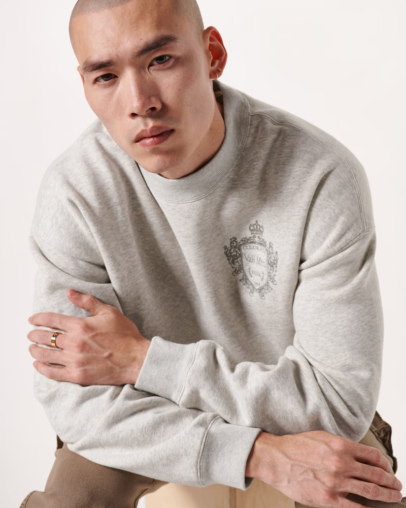 Ski Graphic Crew Sweatshirt | Abercrombie & Fitch (US)