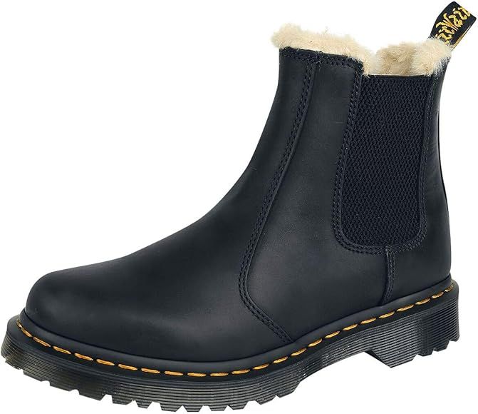 Dr. Martens Women's Leonore Burnished Wyoming Leather Fashion Boot | Amazon (US)