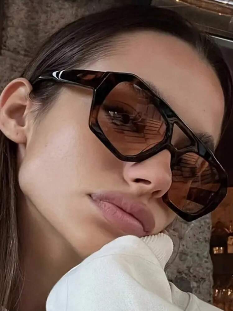 New High-End Square Fashion Glasses For Women & Men, Retro | SHEIN