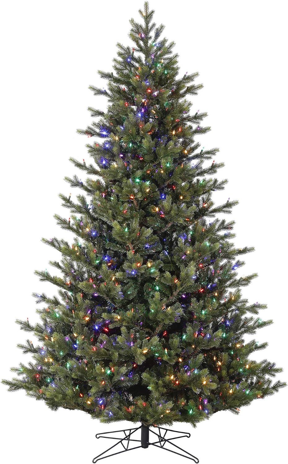 Vickerman 8.5' Welch Frasier Fir Artificial Christmas Tree, Multi-Colored Dura-lit LED Lights, Se... | Amazon (US)