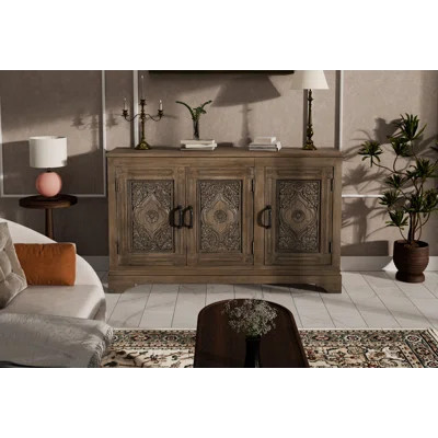 Berlene 59'' Solid Wood Sideboard | Wayfair North America