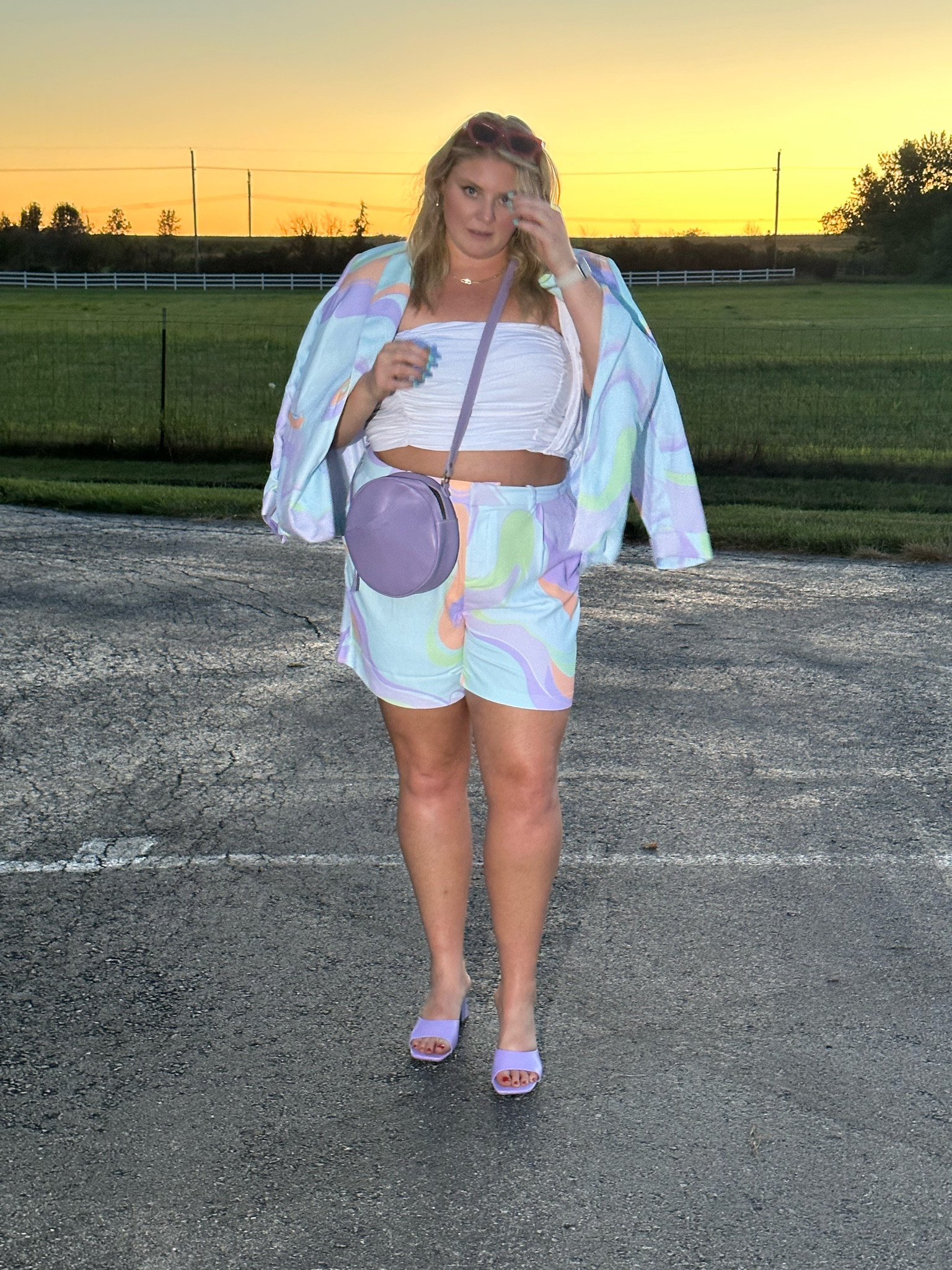 I am absolutely in love with this suit set. The cotton Candy colors are everything!

 #plussizefashion #curvyfashion #plussizestyle #curvyclothing #curvystyle #tall #curvyoutfit #plussizeoutfit #outfitinspo 

#LTKstyletip #LTKcurves