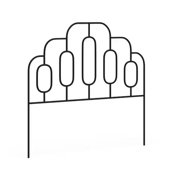 SAFAVIEH Paloma Metal Retro Headboard - Overstock - 27123785 | Bed Bath & Beyond