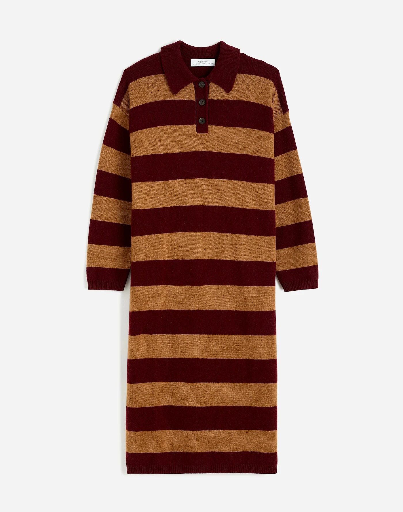 Relaxed Sweater Dress in Stripe | Madewell | Madewell