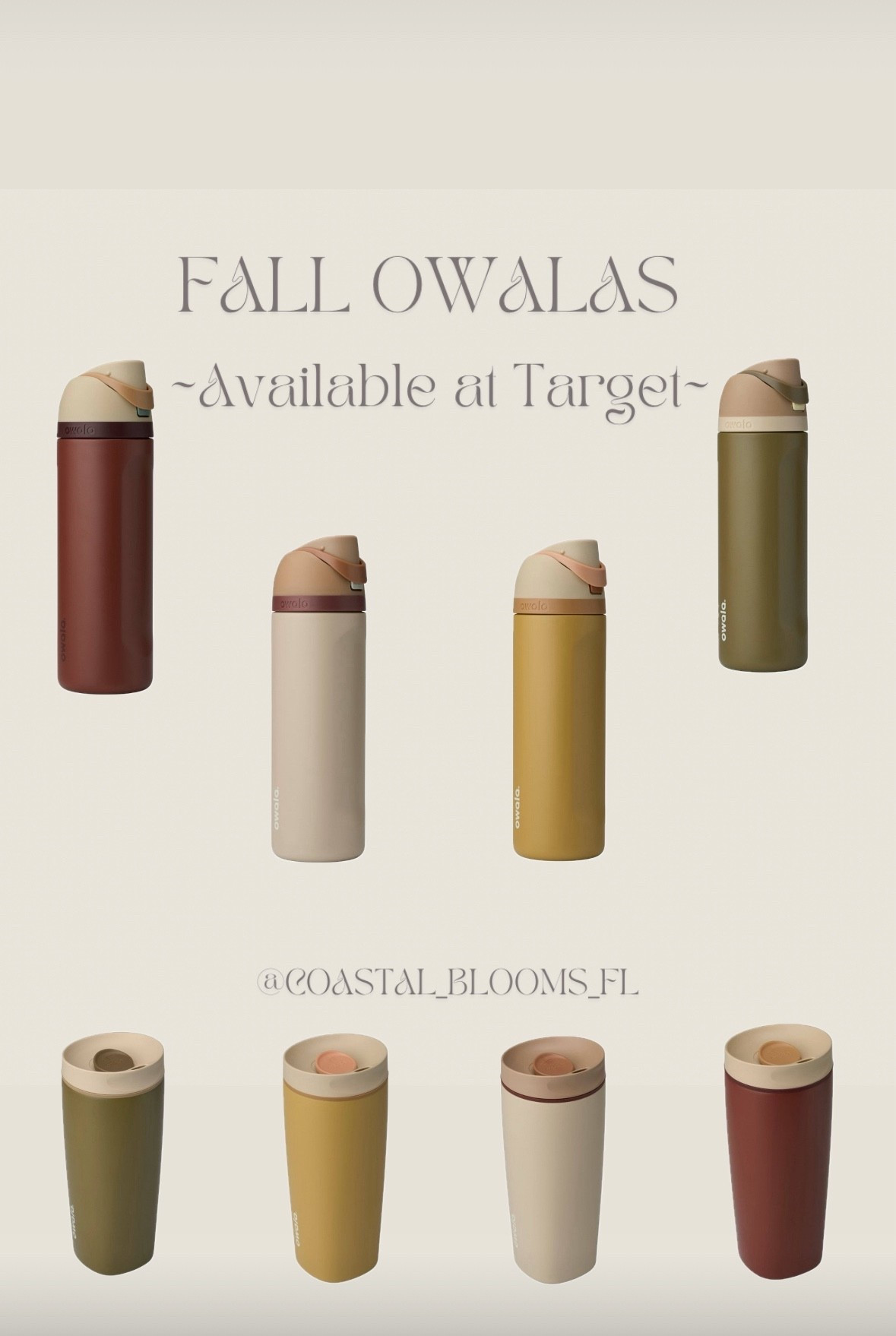 These color options from Owala are so perfect for these autumn days. 🍂

#LTKGiftGuide #LTKActive #LTKSeasonal