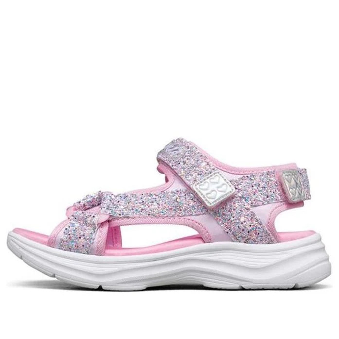 (GS) Skechers Glimmer Kicks 'Pink Silver' 302965L-LTPK | KICKS CREW