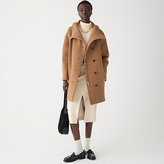 Villa coat in Italian stadium-cloth wool | J.Crew US