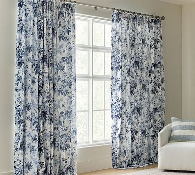 Garden Floral Blackout Curtain | Pottery Barn (US)