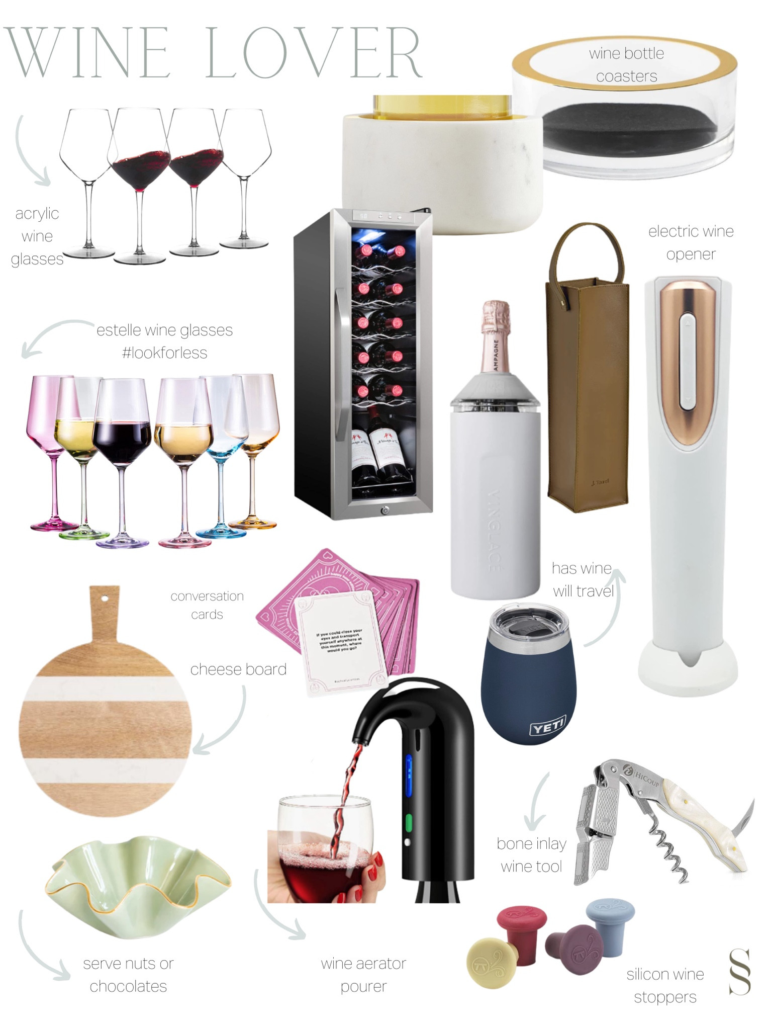 Wine Lover Gift Guide! Great utensils and gadgets for the wine lover or bar cart additions! 

#LTKHoliday #LTKSeasonal #LTKGiftGuide