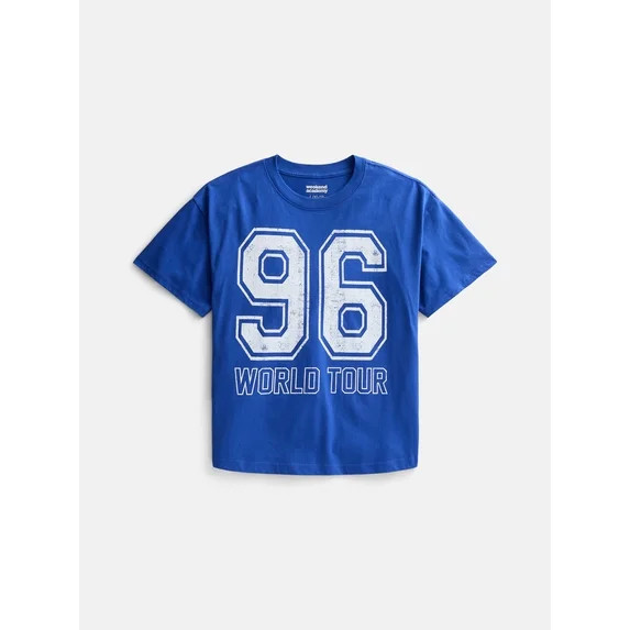 Weekend Academy Girls Graphic Tee with Short Sleeves, Sizes 4-18 | Walmart (US)