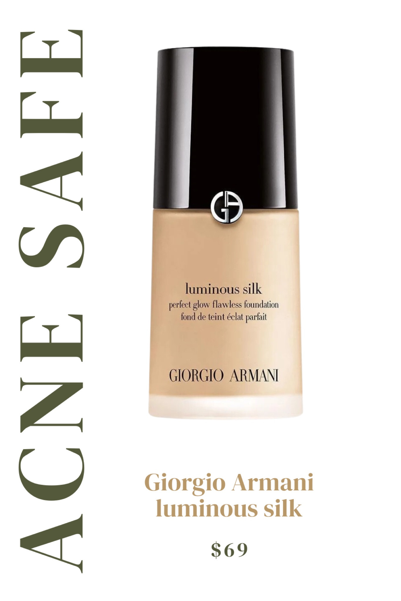 armani foundation non comedogenic