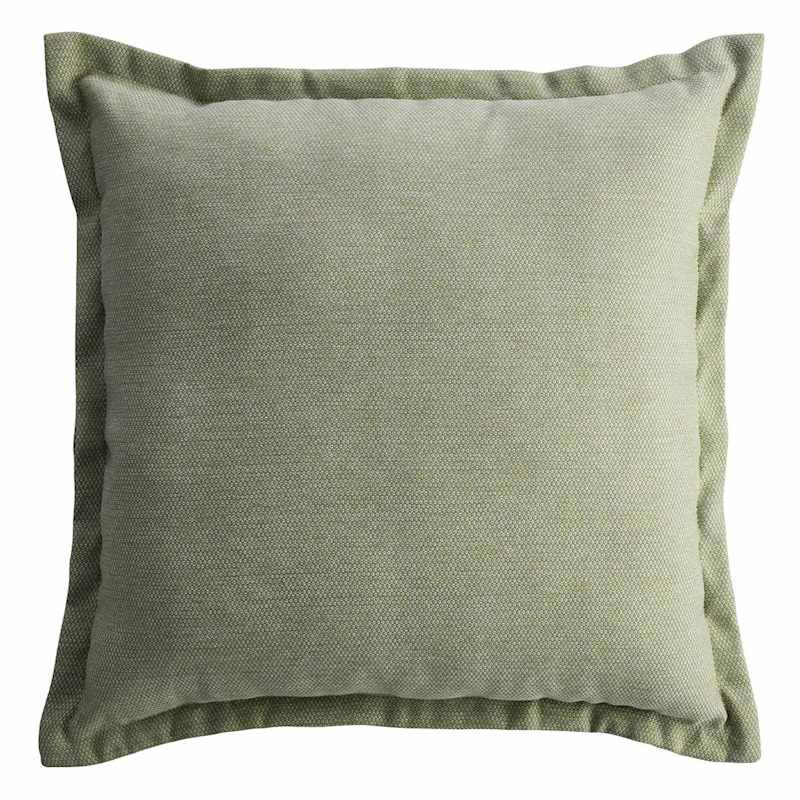 Sage Woven Oversized Square Luxe Outdoor Throw Pillow, 20" | At Home