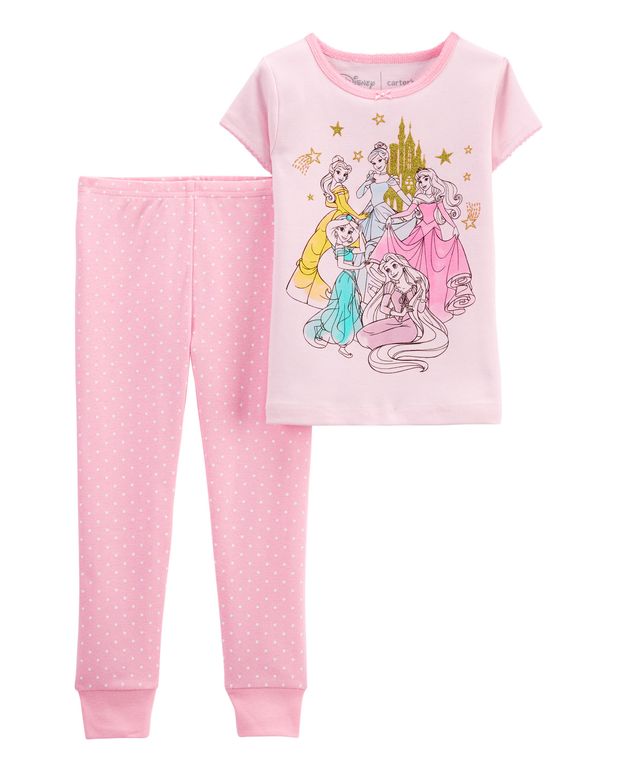 Toddler 2-Piece Disney Princess 100% Snug Fit Cotton Pajamas | Carter's Inc