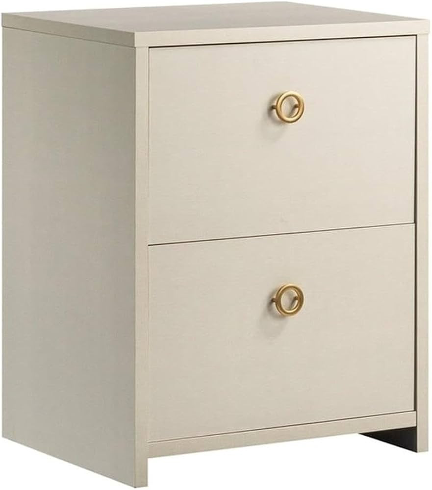Pemberly Row Engineered Wood Lateral File in Dove Linen/Off White Finish | Amazon (US)