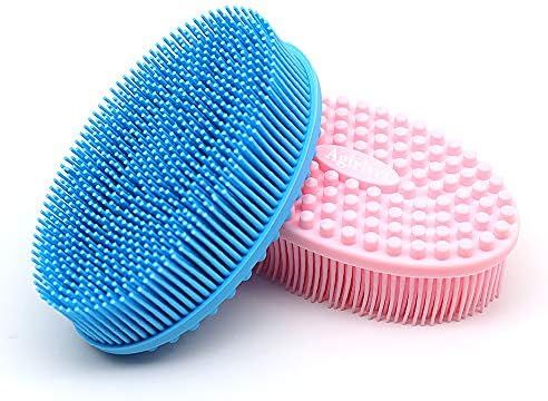 Agirlvct Silicone Loofah Body Scrubber, Soft Rubber Loofahs,Sponge Scrubber Brush,Loofa Bath Shower  | Amazon (US)
