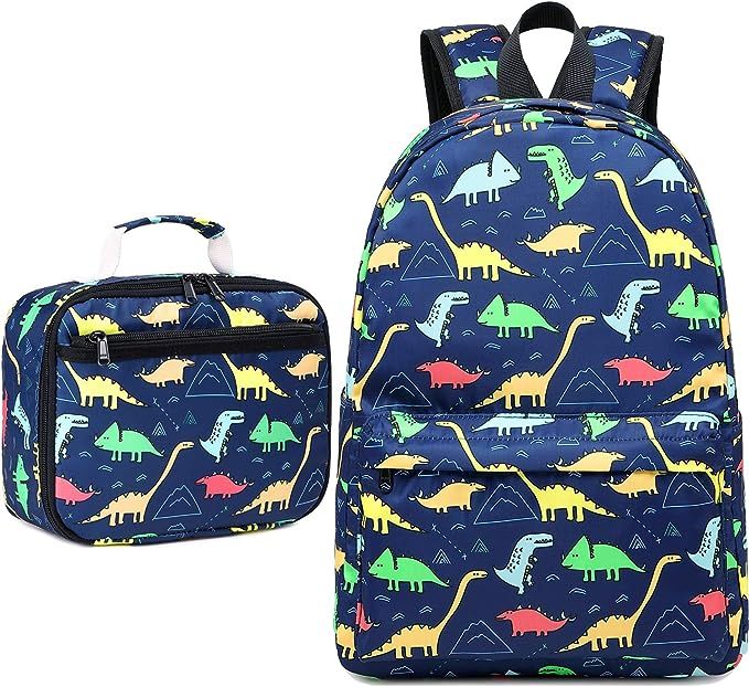 CAMTOP Backpack for Kids, Boys Preschool Backpack with Lunch Box Toddler Kindergarten School Book... | Amazon (US)