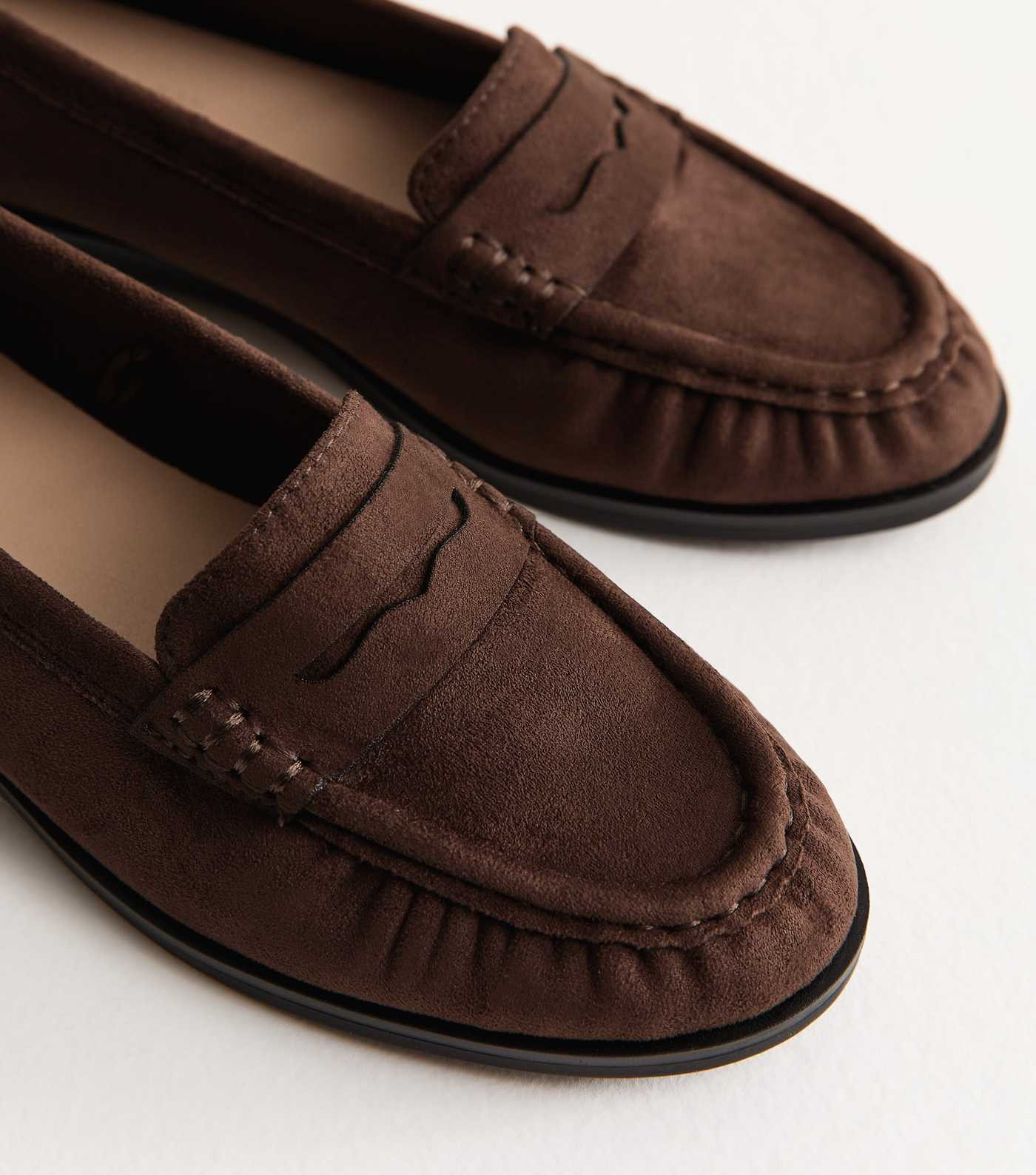Brown Faux Suede Loafer | New Look | New Look (UK)
