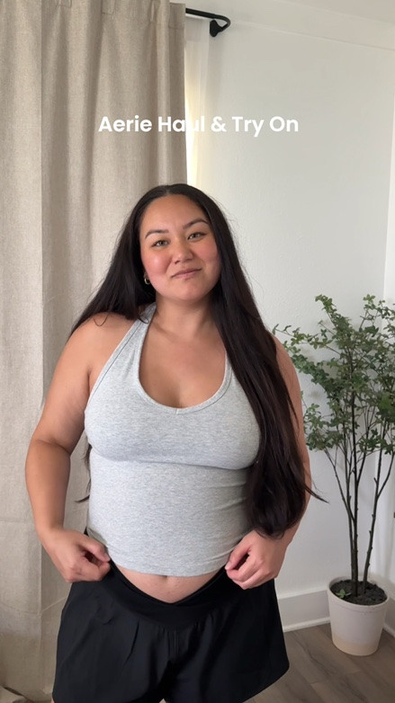 @Aerie haul & try on! 

Sized up to a L in everything // TTS if you’re not pregnant 😜

#LTKmomlife #LTKBump #LTKActive
