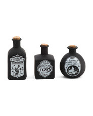 3pk Glass Potion Bottles | Marshalls