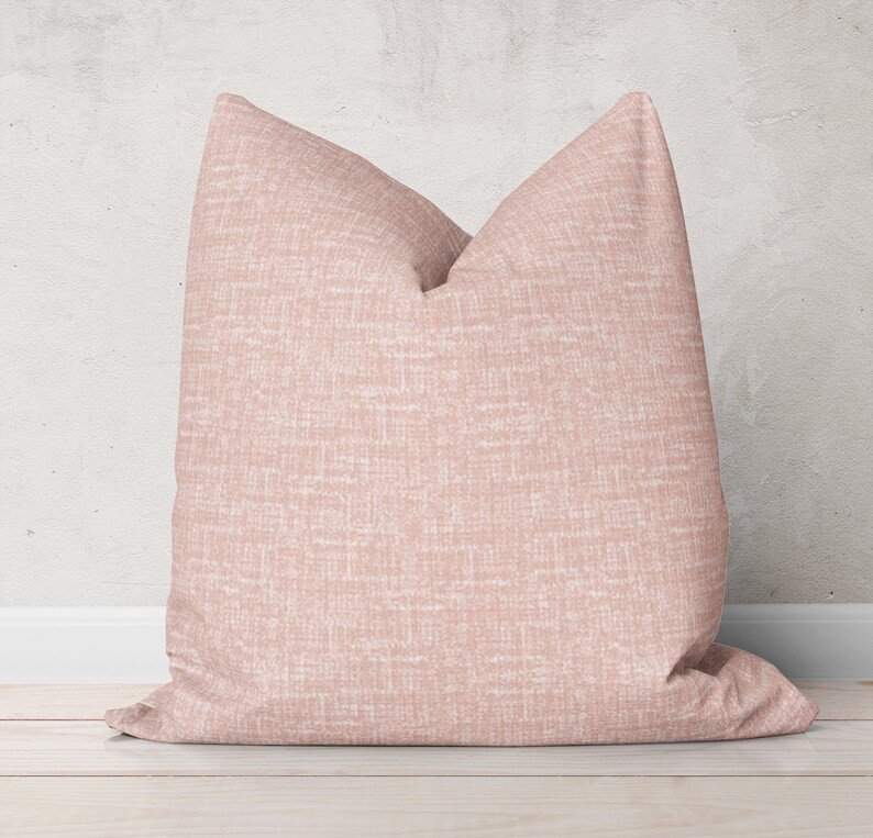 BLUSH PINK PILLOW cover, Blush Throw Pillows for Couch Pillows, Blush Decor, Solid Pillows | Etsy (US)
