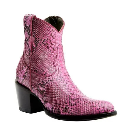 Idyllwind Women s Badass Exotic Python Western Booties Round Toe - BEIWSP22L2 7.5 M US | Walmart (US)
