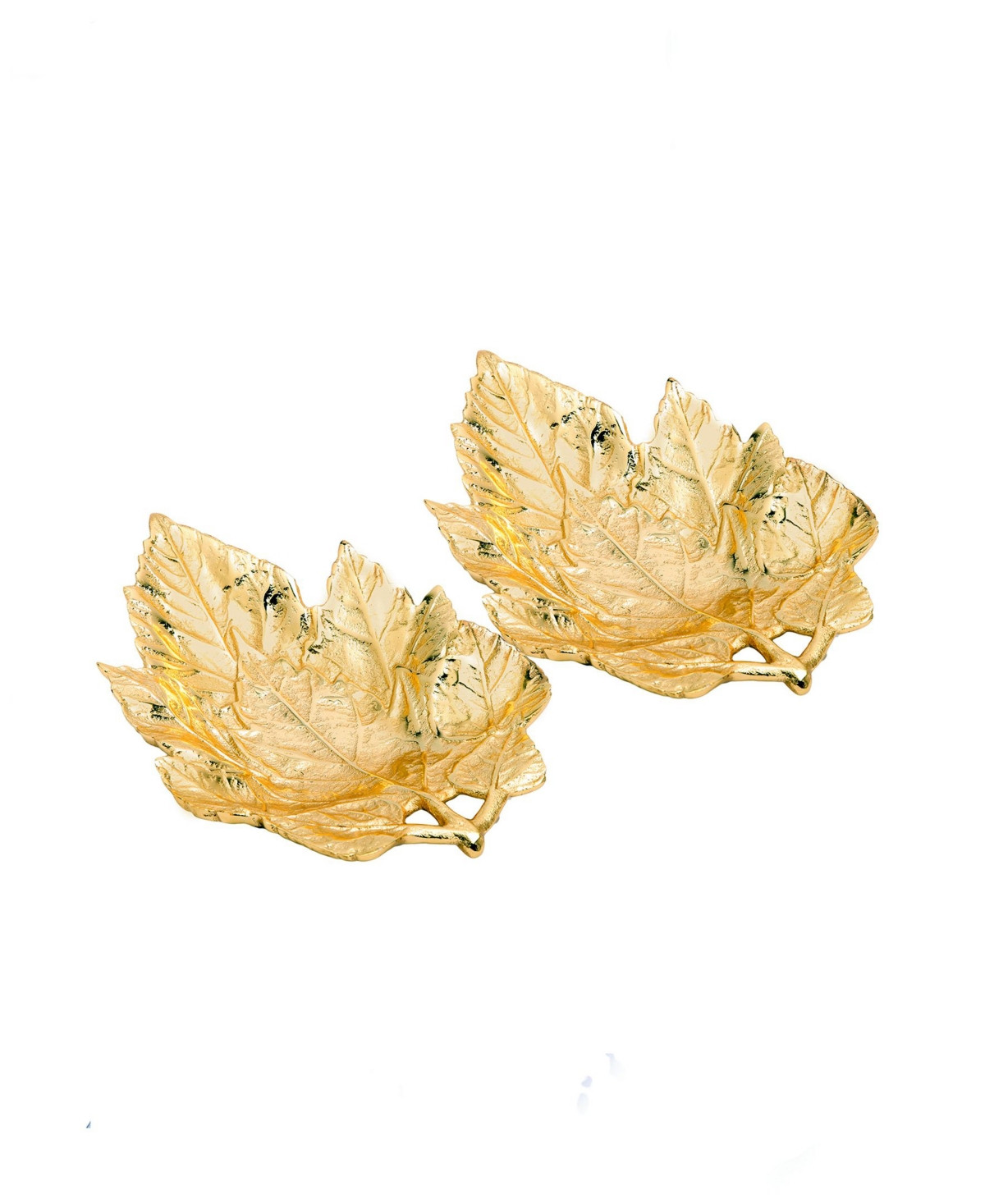 Classic Touch Leaf Candy Dishes, Set of 2 - Gold-Tone | Macy's