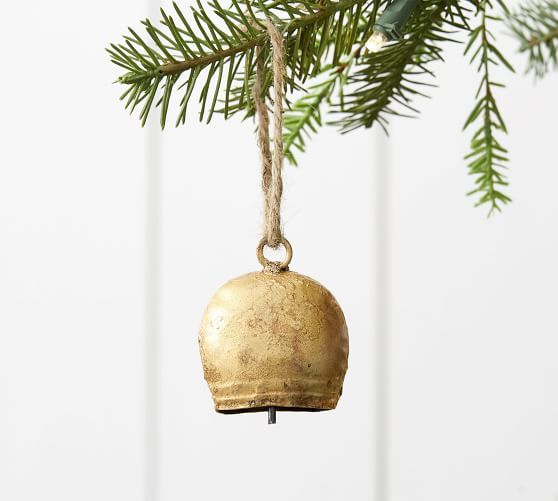 Vintage Gold Bell Ornament | Pottery Barn (US)