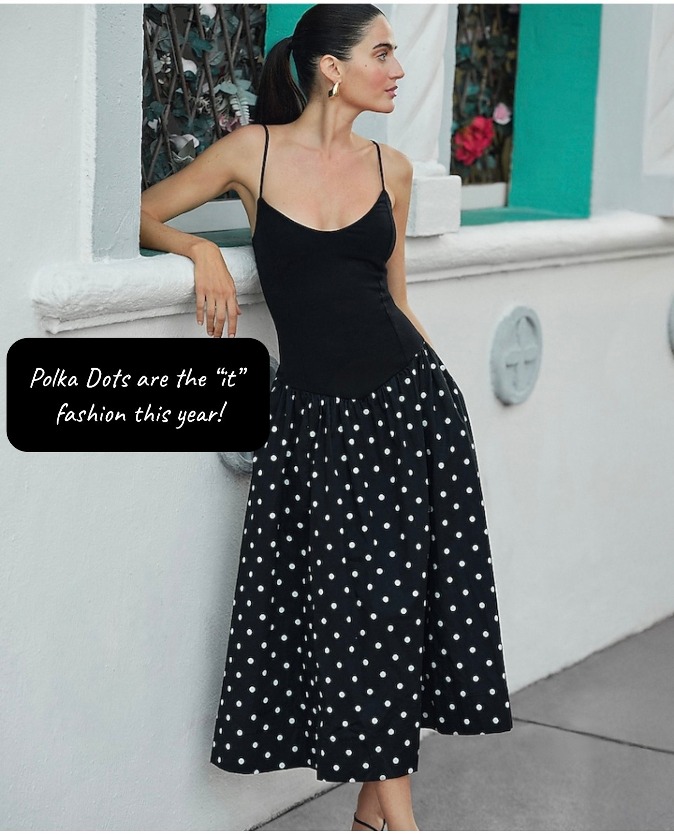Polka dots are the big hyp in fashion this year! I’m so obsessed with this dress 🖤🤍

#LTKootd #LTKSeasonal #LTKOver40