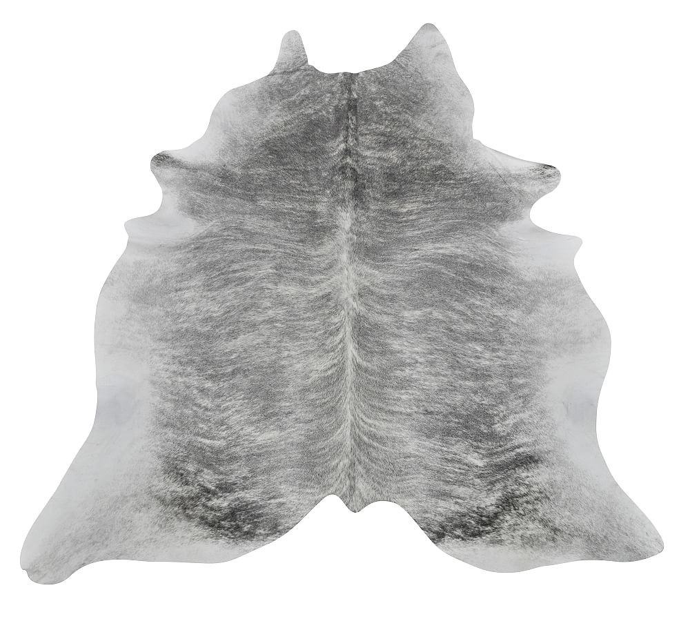Brindle Gray Cow Hide Rug | Pottery Barn (US)