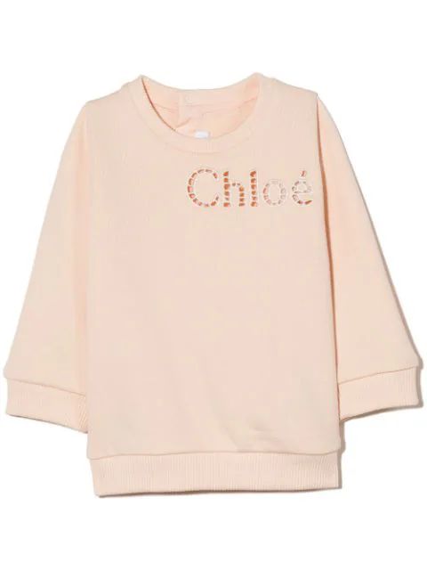 embroidered logo sweatshirt | Farfetch Global