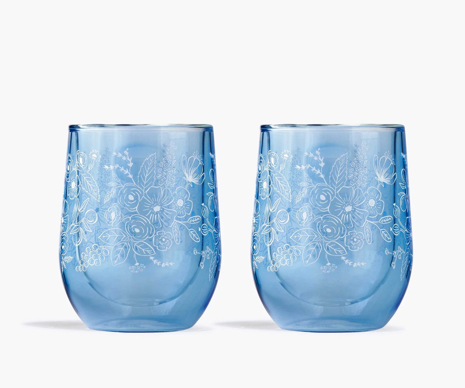 Stemless Glass Set - Colette | Rifle Paper Co.