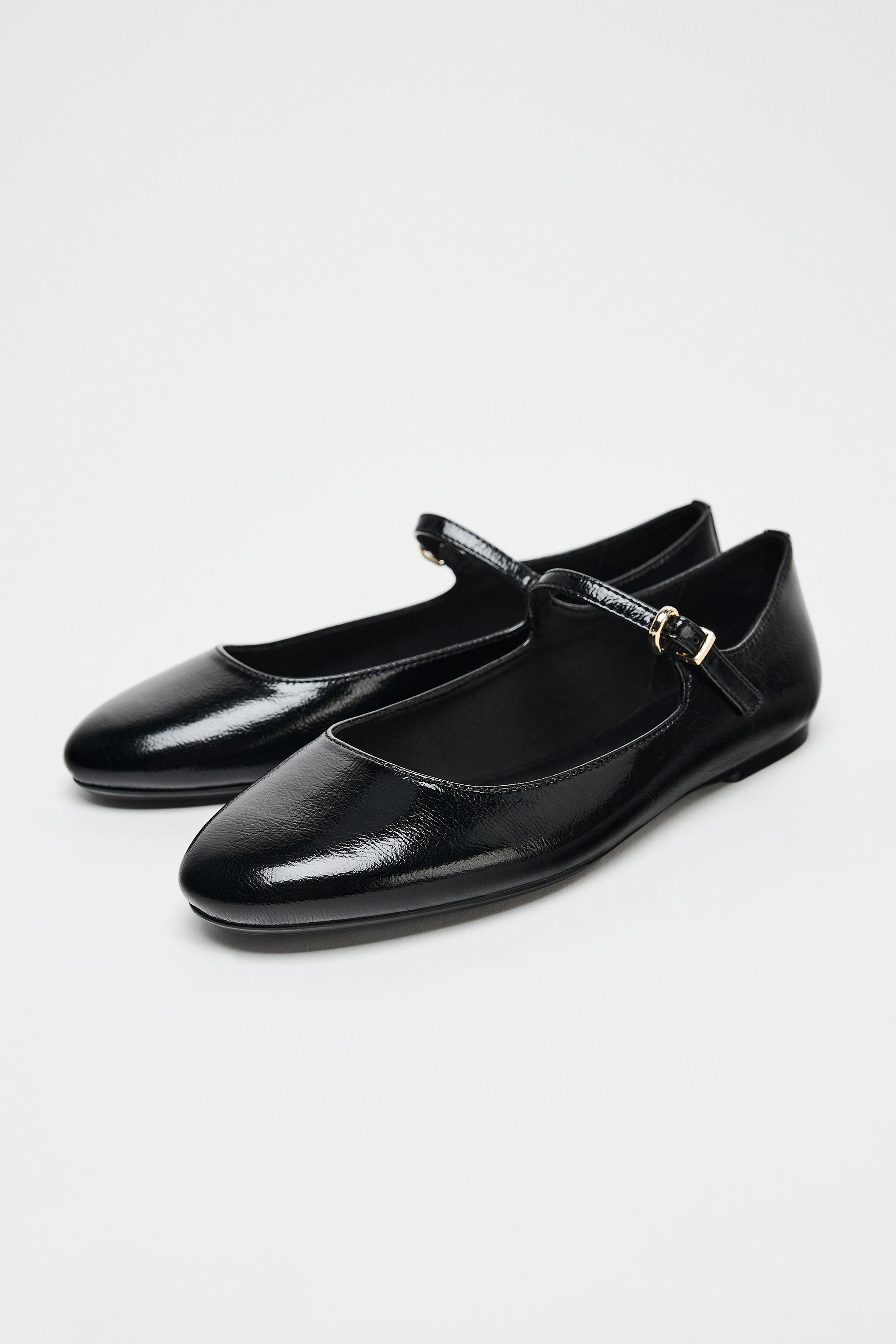 PATENT EFFECT BALLERINAS | Zara UK