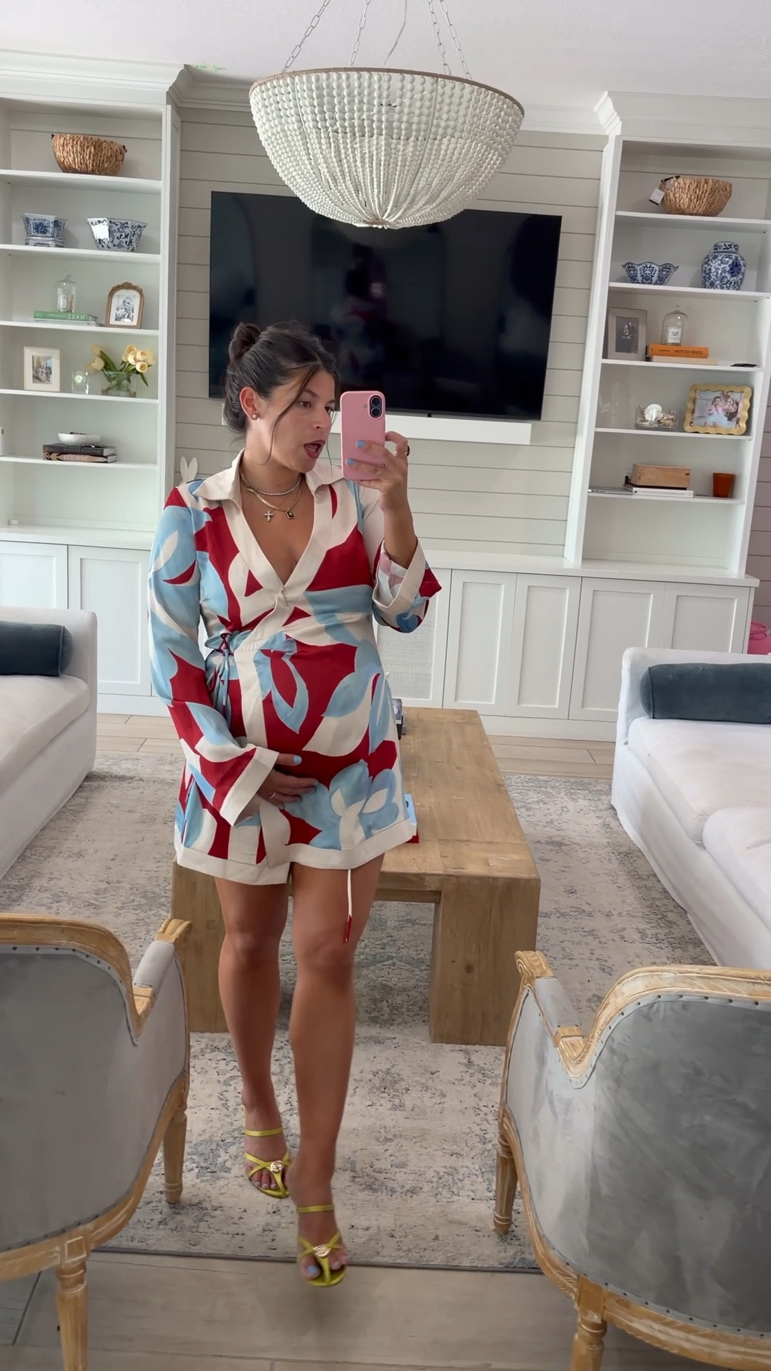 Love a wrap dress for maternity outfit 
#springdress #mothersday #amazondress #shopbop #summerdress #datenight

#LTKWorkwear #LTKMothersDay #LTKBump