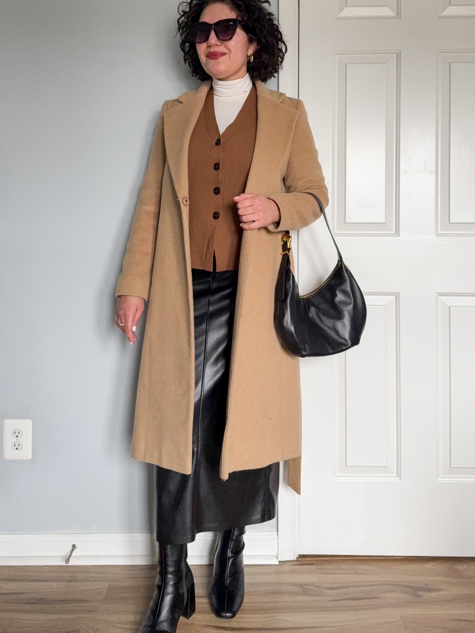 Neutral winter outfit, chic outfit, classy outfit, wool coat, camel coat

#LTKOver40 #LTKootd