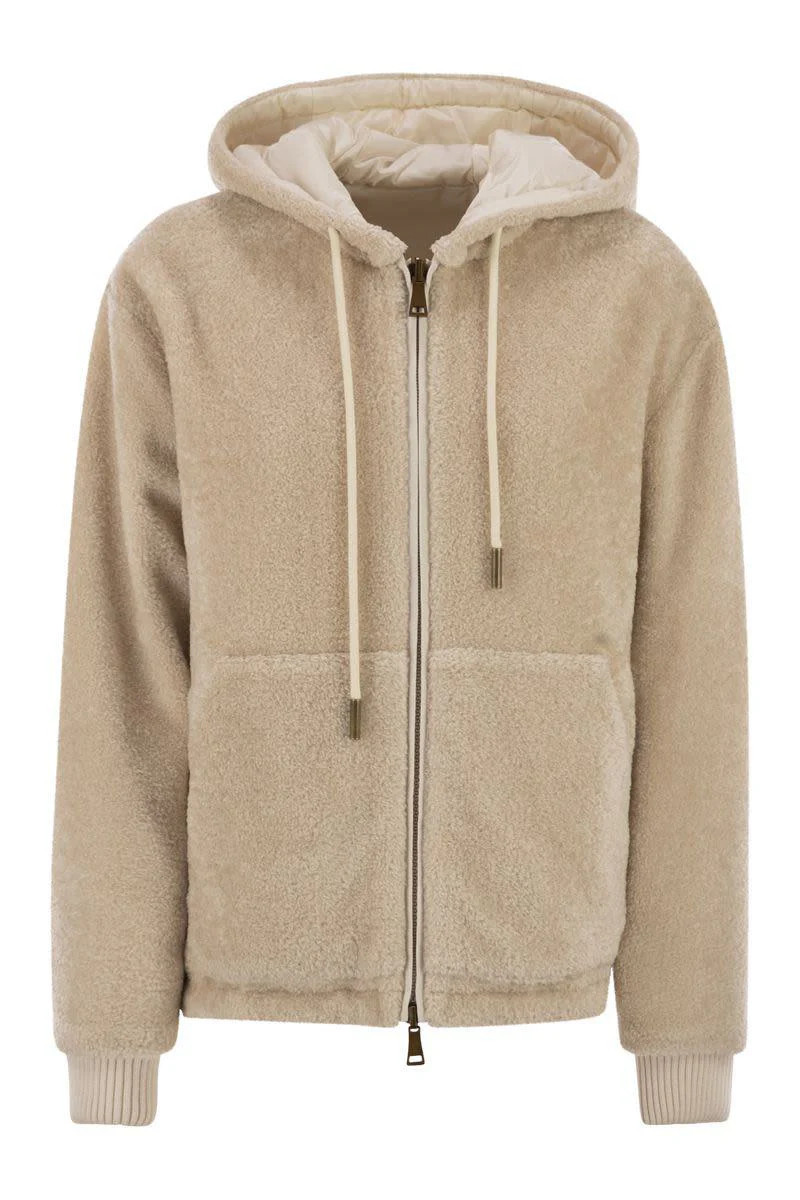 Moncler Reversible Padded Sweatshirt With Hood | Baltini