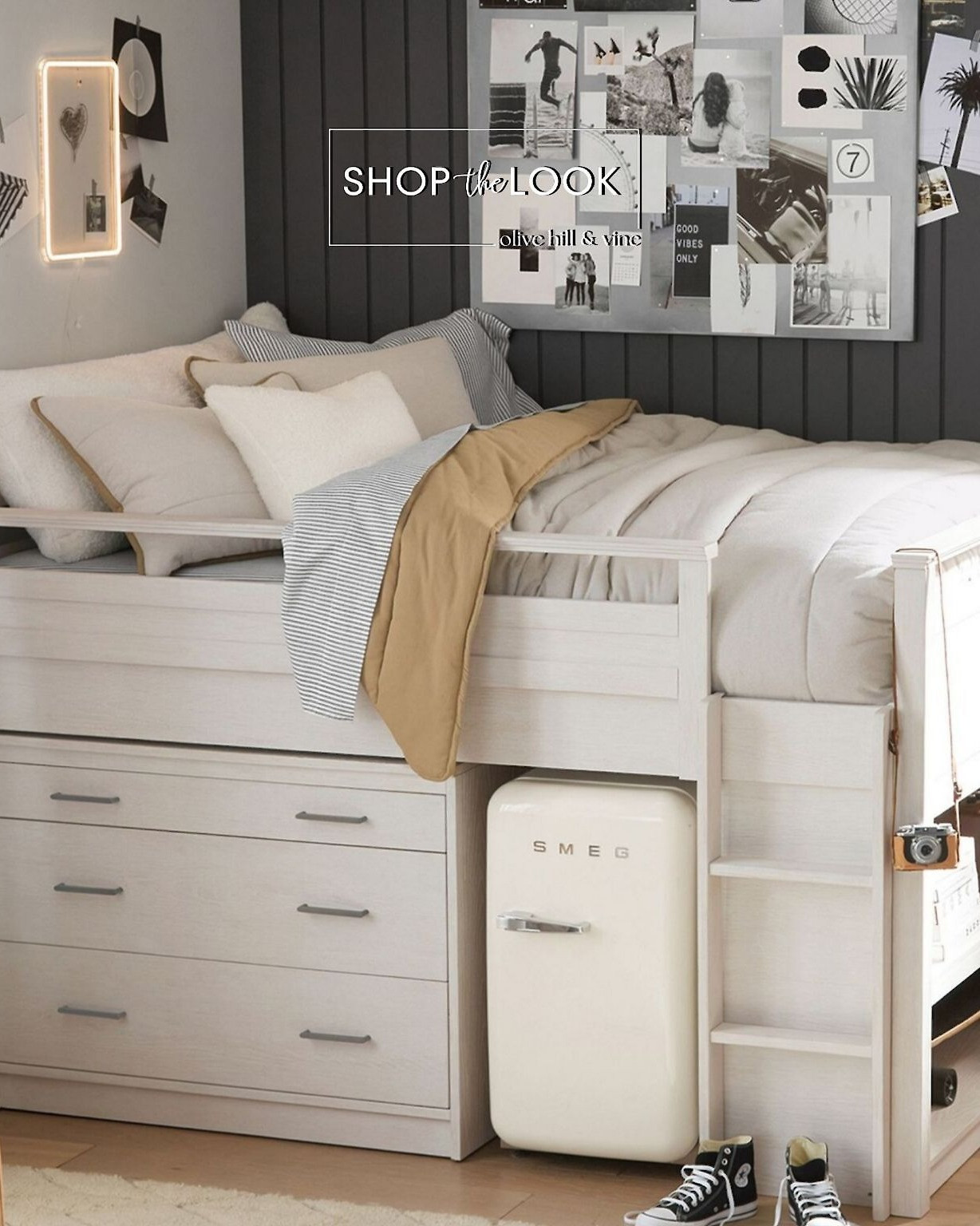 Say hello to your new favorite dorm setup. Pottery Barn’s space-saving Sleep & Study® Low Loft Bed + wide dresser = everything you need in one compact, stylish setup. Add stripes, soft layers, and a mini SMEG fridge for a clean, classic finish.  

 

#LTKHome #LTKKids #LTKFamily