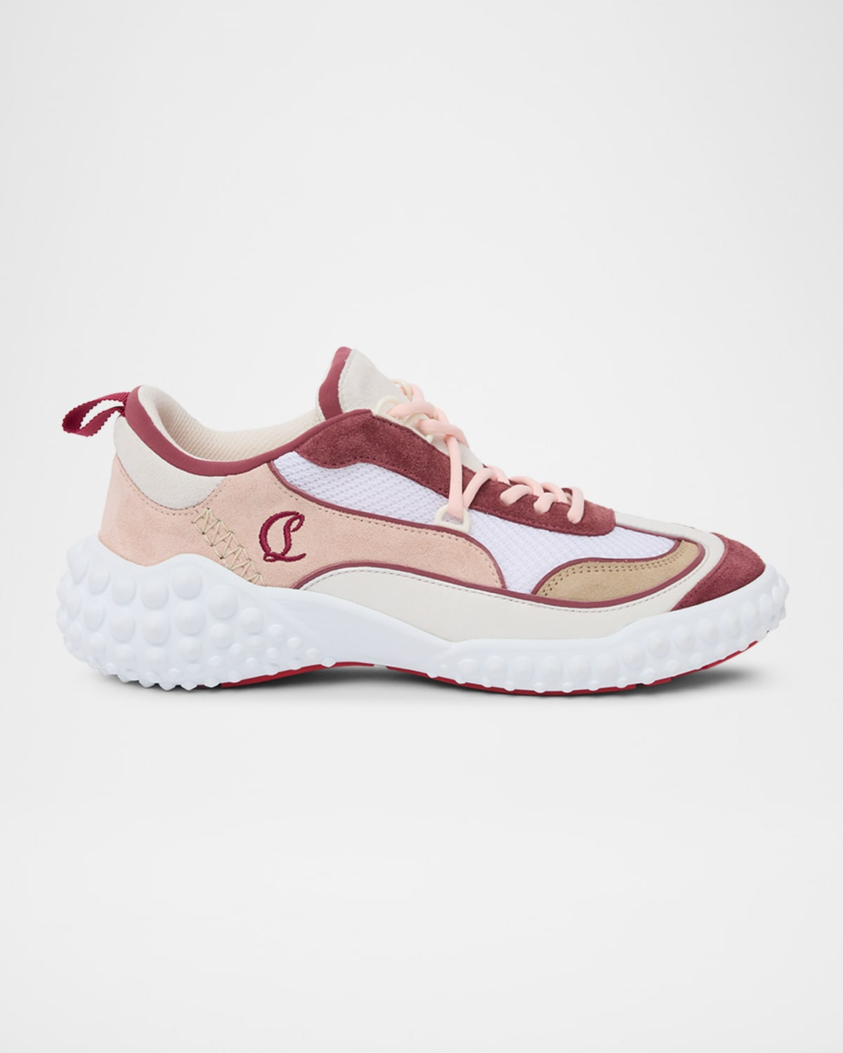 Mara Mixed Leather Runner Sneakers | Neiman Marcus