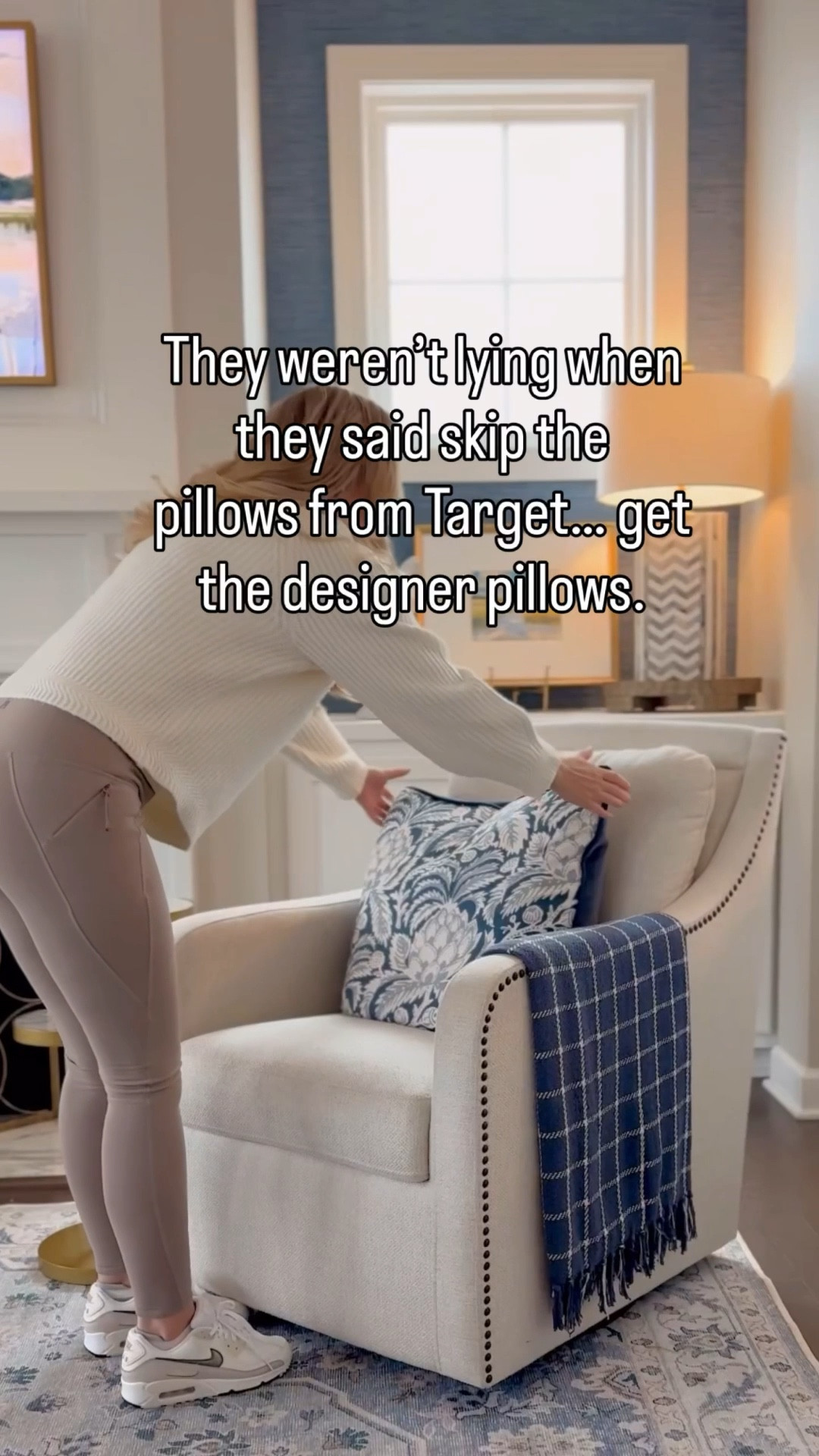 Looks like Serena & Lily… because it actually is 😉

These pillows are made with authentic Serena & Lily fabrics, which is why they have that elevated, tailored look you can’t fake.

The difference?
✔️ High-quality fabric
✔️ Full, luxe inserts
✔️ Designer-level construction

They don’t fall flat.
They don’t look flimsy.
They instantly elevate your sofa styling.

I can tell you… you don’t need a pile of pillows to make an impact.
A few really good ones completely change the look of your space. Literally.

If you love that classic coastal, high-end look (without the overwhelm), these are it.

#LTKHome