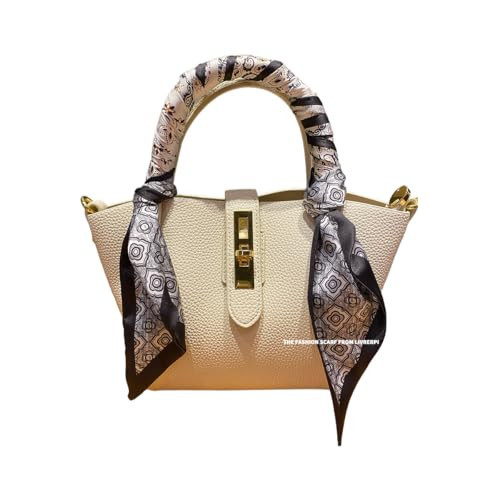 Livrerpi Long Satin Silk Scarf Fashion Handbag Accessories Hair Neck Scarf 5.12 x 59 inch 119 | Amazon (US)