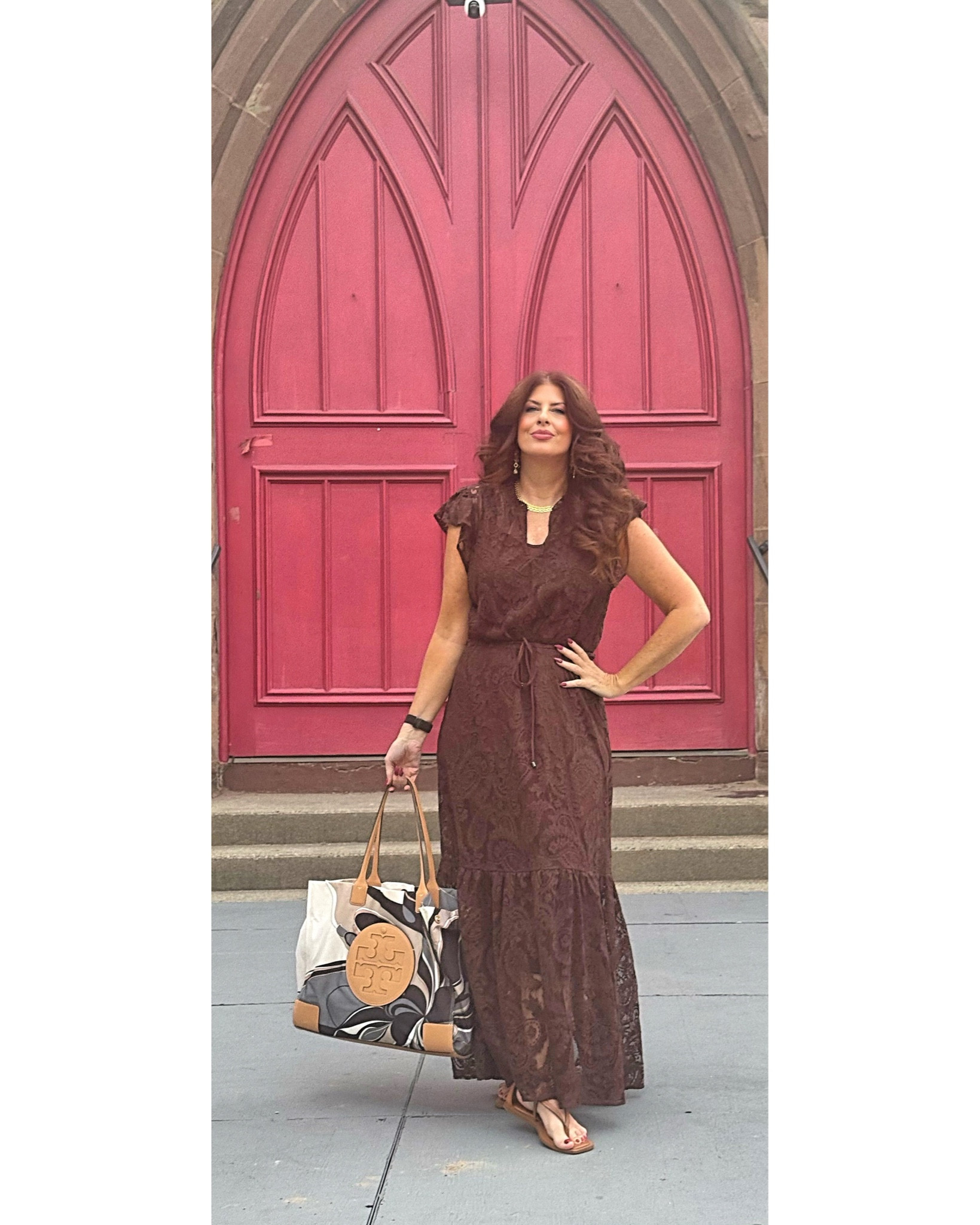 OOTD. LOVE THIS LACE DRESS. COMES IN THREE COLORS TTS!

#LTKOver40 #LTKFallSale #LTKSaleAlert