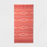Ikat Diamond Beach Towel Pink - Opalhouse™ | Target
