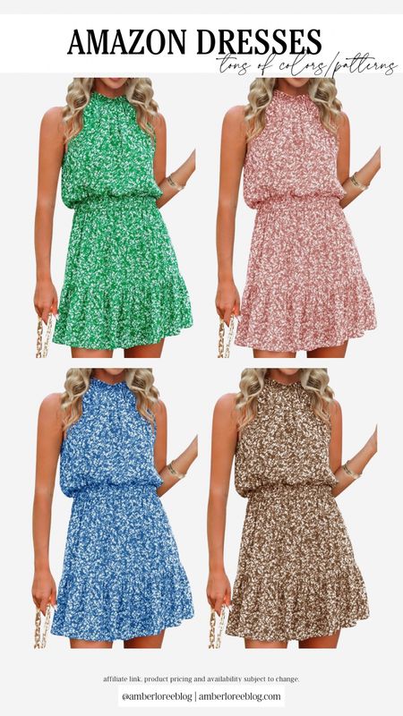 Dresses from Amazon, perfect for spring and summer! 

#LTKfindsunder50 #LTKSeasonal #LTKsalealert