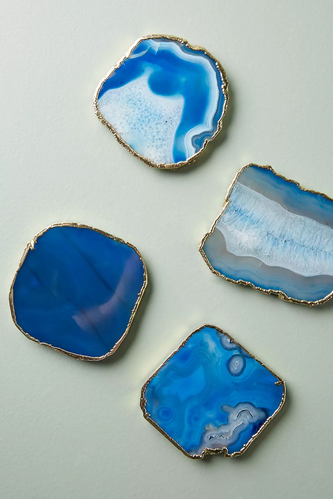 Gilded Agate Coaster | Anthropologie (US)