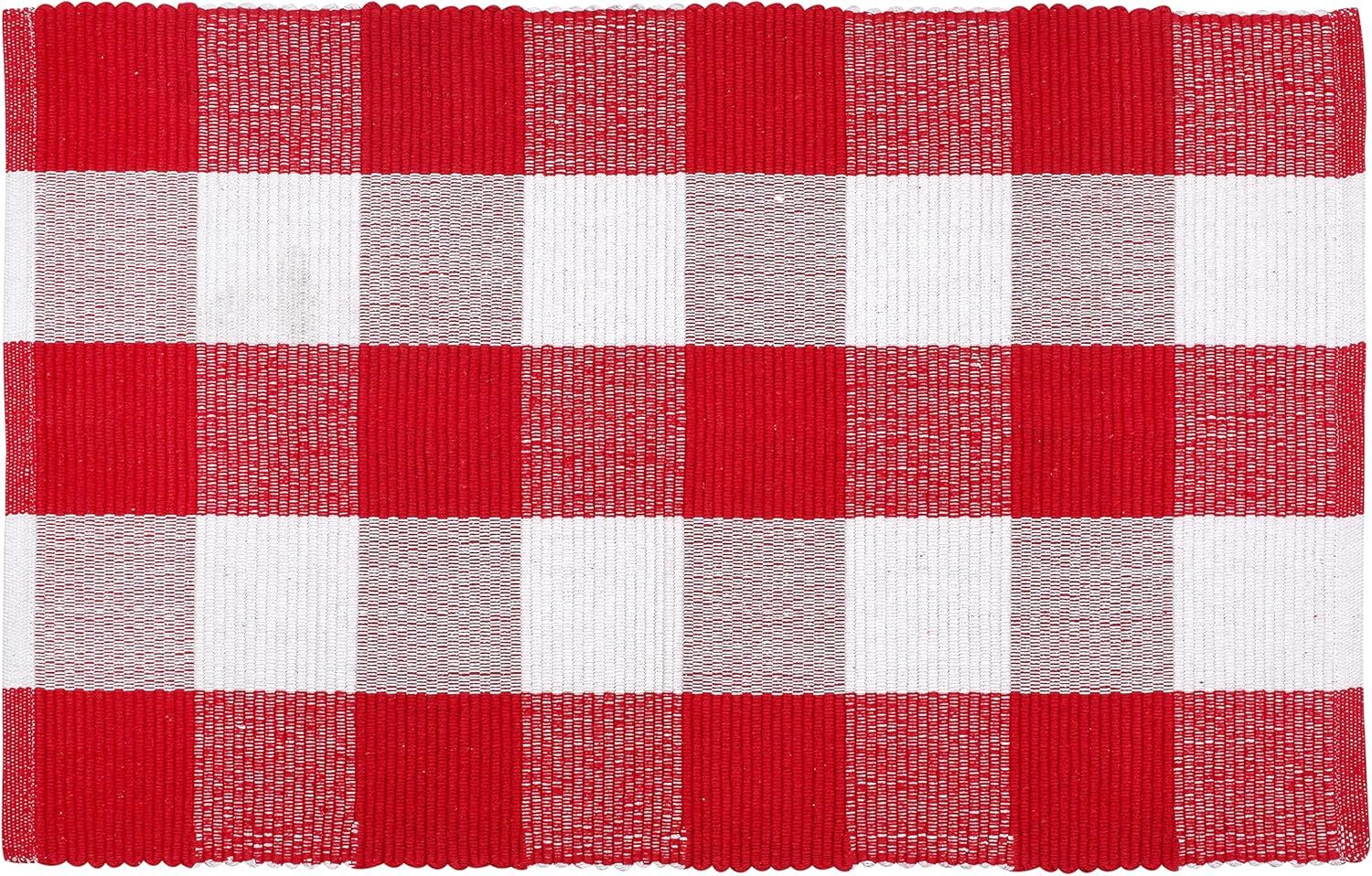 Amazon.com: Buffalo Plaid Rugs for Living Room 24x36 inch- Red White, Kitchen Rugs,Entry Way Rugs... | Amazon (US)
