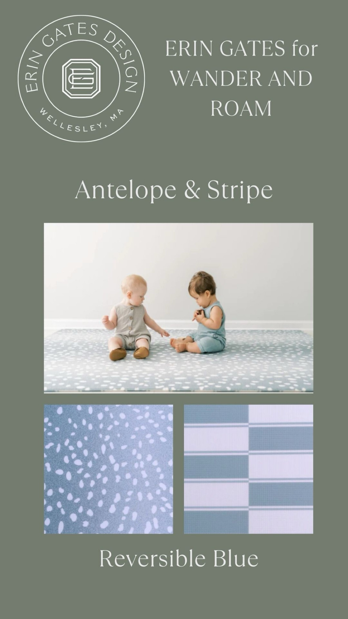 Reversible play mat by Erin Gates for Wander and Roam. 

All mats are waterproof, non-toxic, latex free, BPA free, formamide free and PVC free

#LTKhome